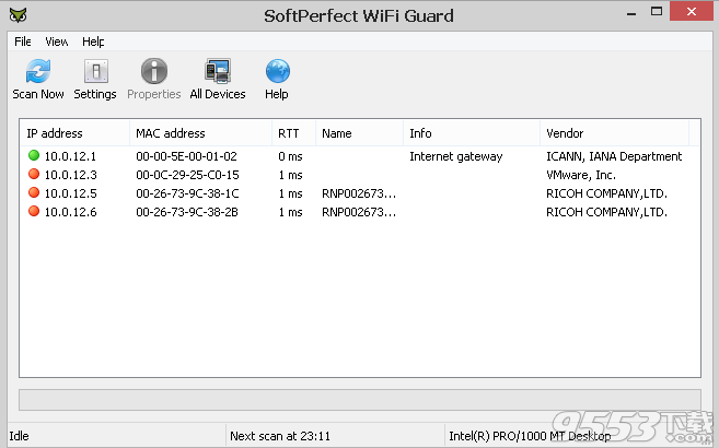 SoftPerfect WiFi Guard破解版