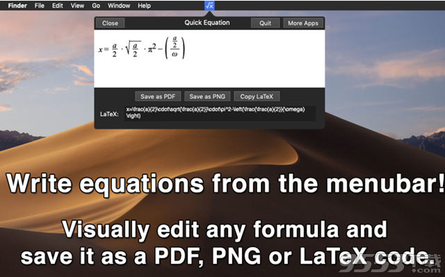 Quick Equation Mac版