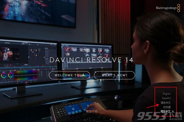 达芬奇(Davinci Resolve Studio)14中文汉化版