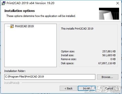 Print2CAD 2019中文破解版(附注册机)