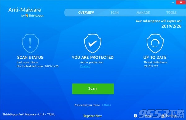 ShieldApps Anti-Malware反恶意安全软件