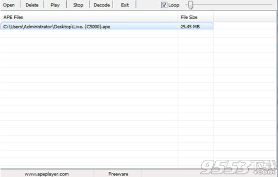 APE Player(ape格式播放器)