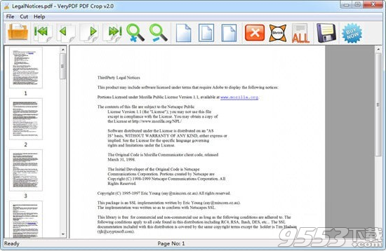 VeryPDF PDFCrop(PDF裁剪软件) v2.0绿色版