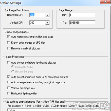 PDF to TIFF Extractor(PDF提取器)