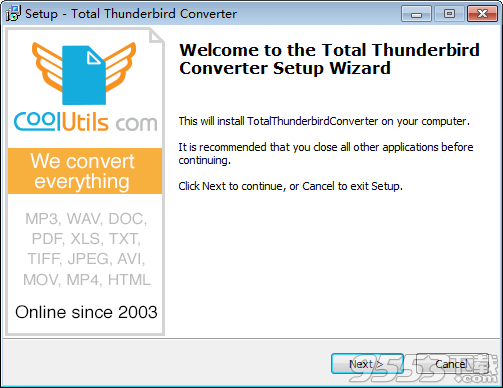 Coolutils Total Thunderbird Converter破解版