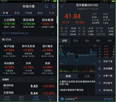 騰訊自選股手機(jī)客戶端