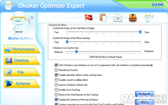 Okoker Optimize Expert(注册表优化工具)