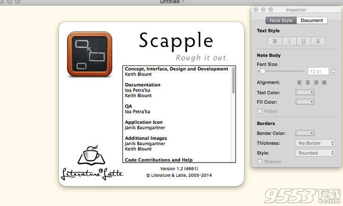 Scapple for Mac