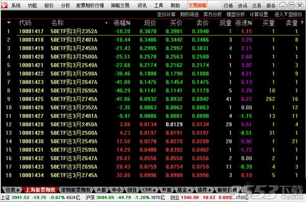 通达信期权通客户端 v1.33最新版