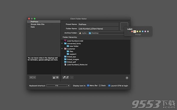 Client Folder Maker Mac版