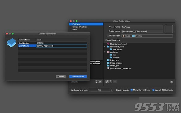 Client Folder Maker Mac版