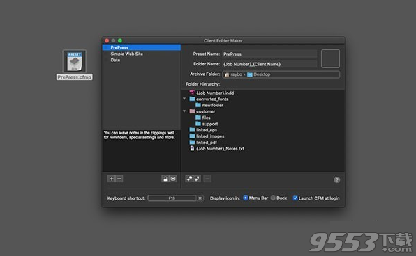 Client Folder Maker Mac版