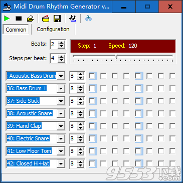 Midi Drum Rhythm Generator(架子鼓节拍器) v1.7免费版