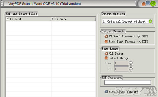 VeryPDF Scan to Word OCR Converter(OCR转换器)