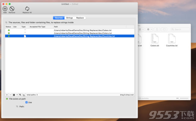String Replacer Mac版