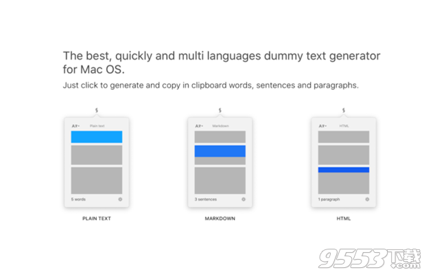 Ipsum Mac版