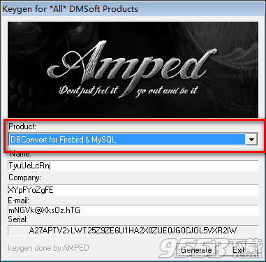 DMSoft DBConvert for Firebird and MySQL破解版