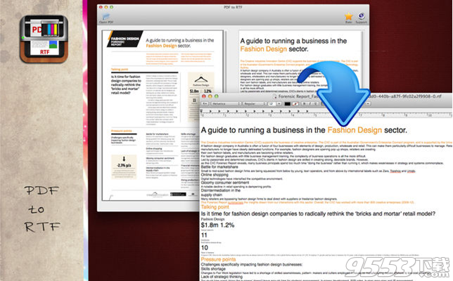 PDF转RTF转换器 Mac版