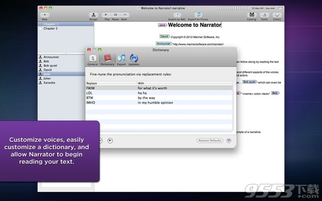 Narrator Mac版