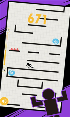 小人折叠跳游戏安卓版下载-小人折叠跳Foldman手机版下载v1.0.1图1