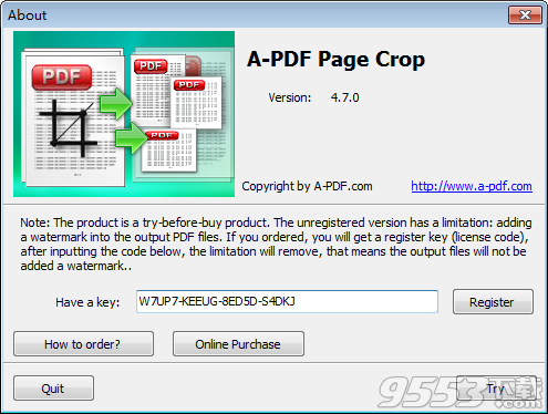 A-PDF Page Crop破解版