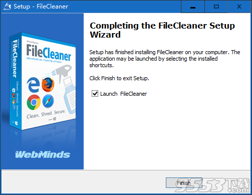 WebMinds FileCleaner(文件安全删除工具) v4.9.0最新版