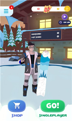 Snow Racer游戏下载-滑雪竞速登山赛安卓版下载v1.0.1图3