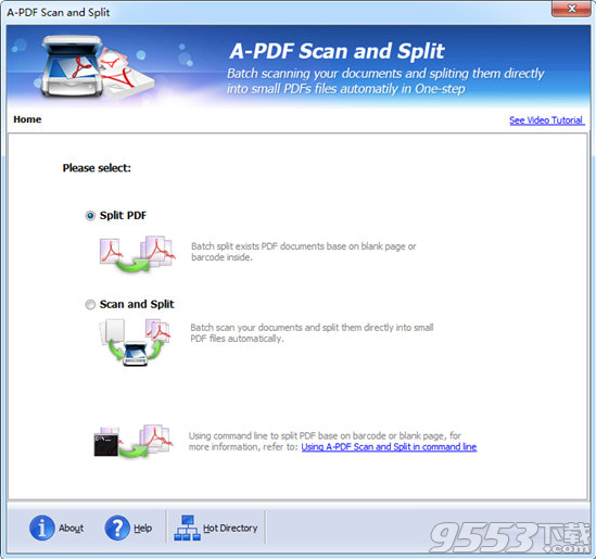 A-PDF Scan and Split(PDF扫描工具) v3.8.0免费版