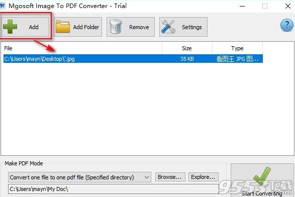 Mgosoft Image To PDF Converter(圖片轉PDF軟件)