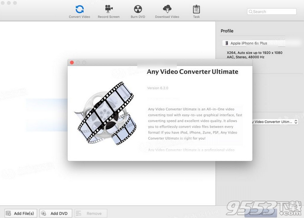 Any Video Converter Ultimate Mac版