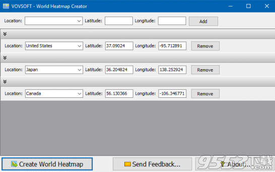 VovSoft World Heatmap Creator汉化破解版