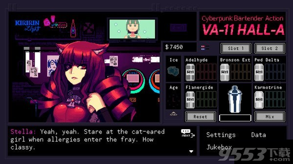 VA-11 HALL-A赛博朋克酒保行动 Mac版