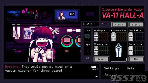 VA-11 HALL-A赛博朋克酒保行动 Mac版