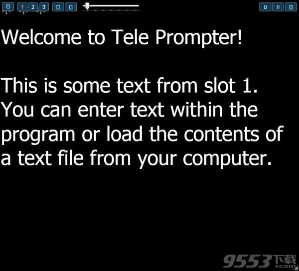 Tele prompter(演示桌面滚动条软件) v1.4.0.0最新版