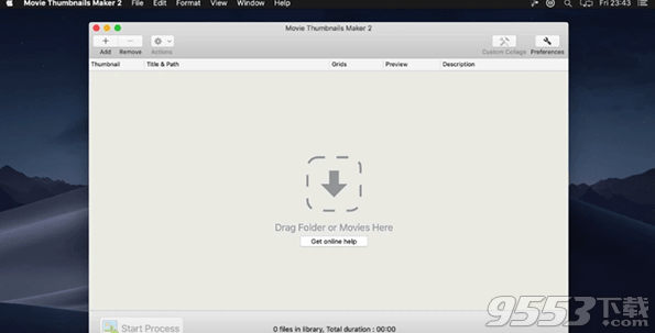 Movie Thumbnails Maker Mac版
