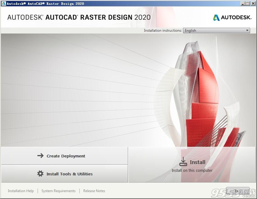 Autodesk AutoCAD Raster Design 2020中文破解版64位(附注册机+破解教程)