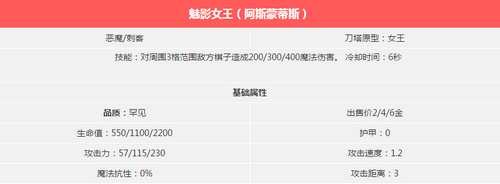 自走棋手游魅影女王怎么样 自走棋手游女王介绍