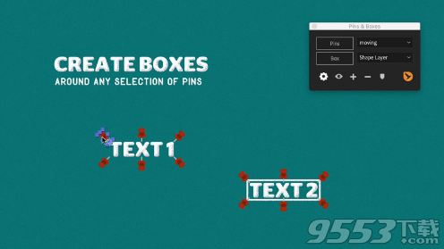 Pins Boxes(自适应动态方框动画AE脚本) v1.1免费版