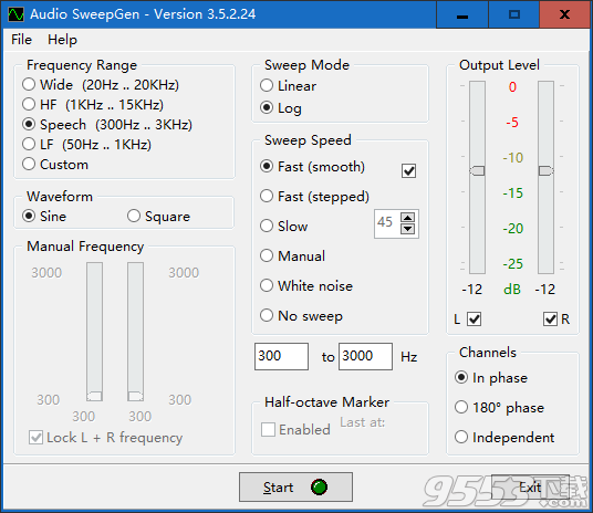 Audio SweepGen(耳机煲机软件)v3.5.2.24绿色版