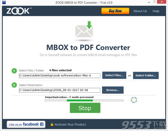 ZOOK MBOX to PDF Converter(MBOX到PDF转换器) v3.0最新版