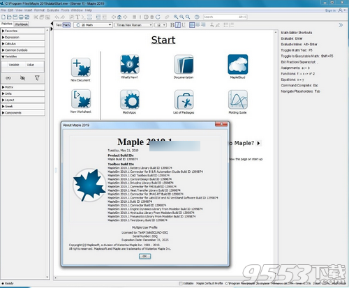 Maplesoft maplesim 2019.1破解版(附激活教程)