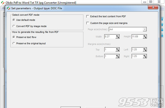 Okdo Pdf to Word Txt Tif Jpg Converter(PDF转换器)