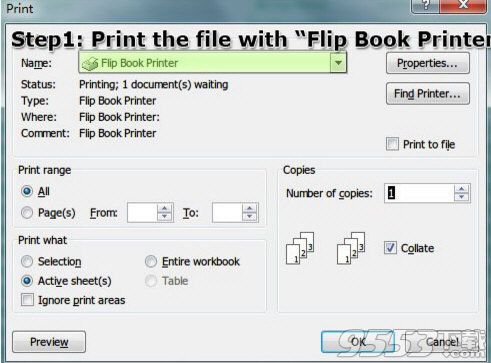Boxoft Flipbook Printer(翻页书打印软件)