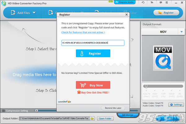 WonderFox HD Video Converter Factory Pro破解版