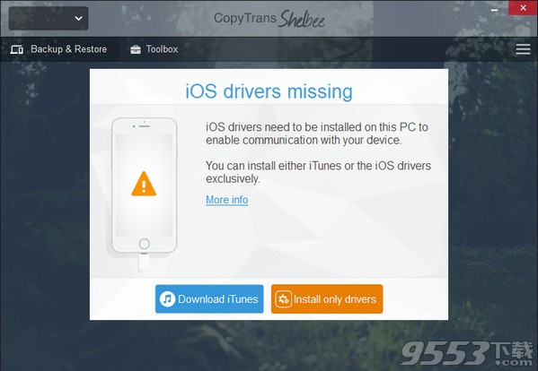CopyTrans Shelbee(ios設備數據備份還原工具) v1.134免費版