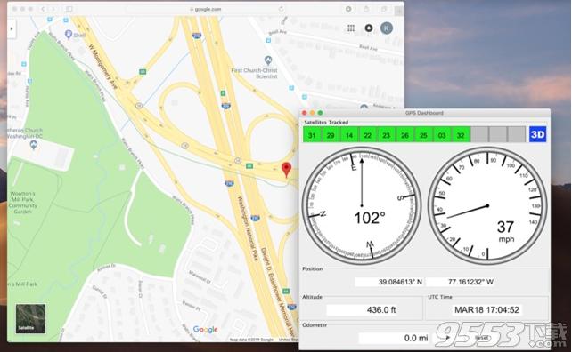 GPS Dashboard Mac版