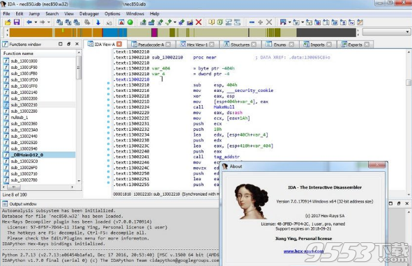 Hex-Rays IDA Pro(反匯編工具)
