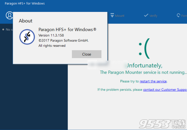 Paragon HFS + for Windows破解版