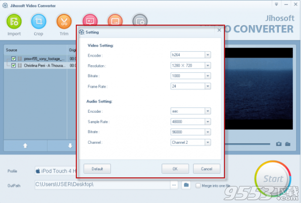 Jihosoft Video Converter(视频格式转换工具) v4.0.3最新版