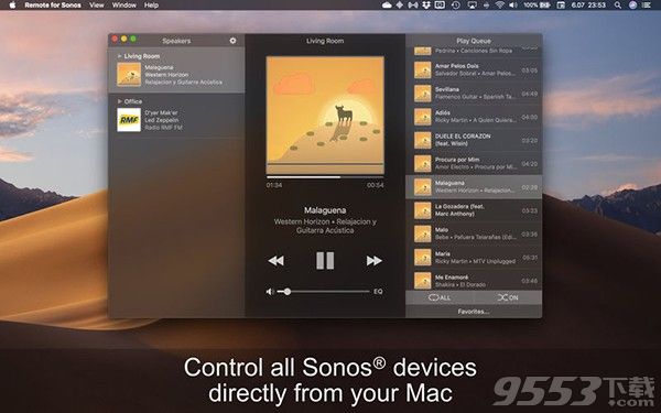 Remote for Sonos for Mac